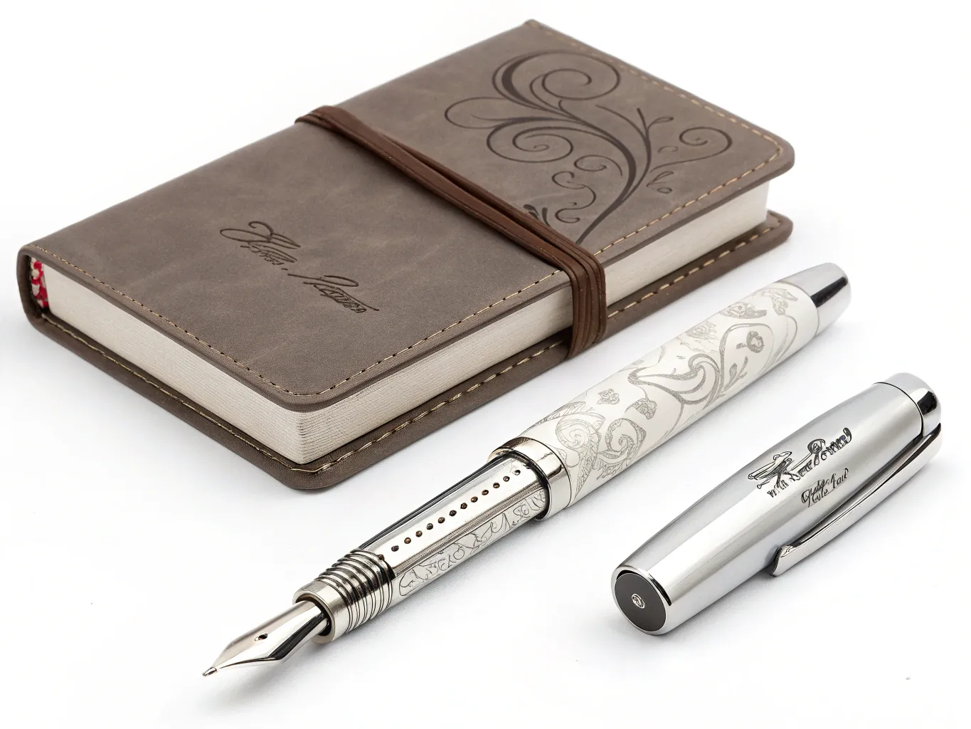 Premium vulpen met metalen accenten